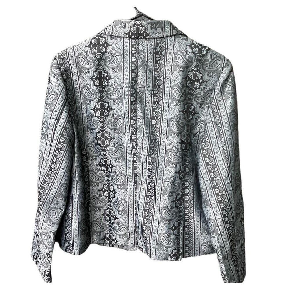 Robert Louis size L  75% silk brocade jacket. Two button front. - Picture 2 of 8